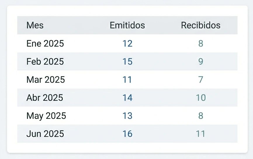 Reporte mensual de Descarga Masiva de XML por período
