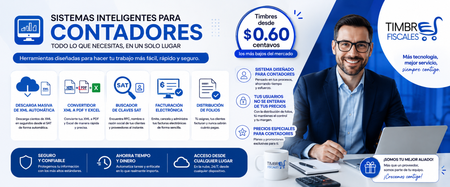 Plataforma de timbres fiscales para contadores